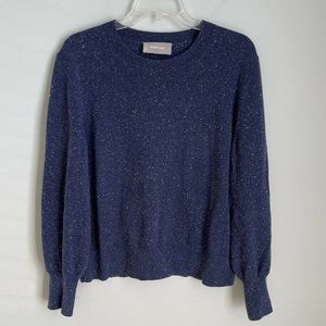 Everlane Blue 100% Cashmere Long Sleeve Sweater